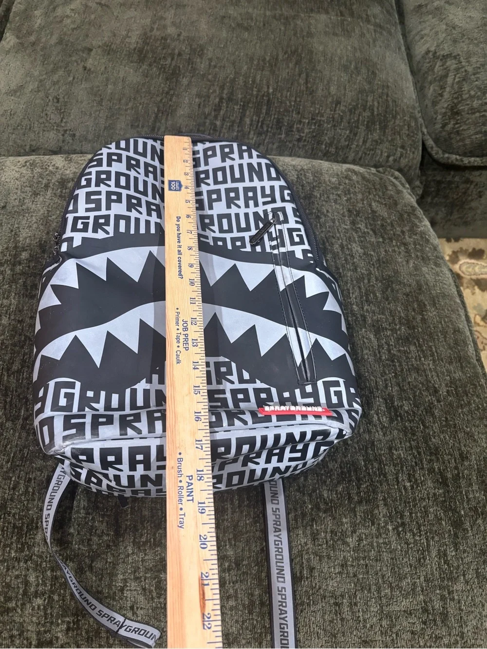 Sprayground Limited Edition Infiniti 3M Backpack Black/Gray Graffiti Pre-Owned